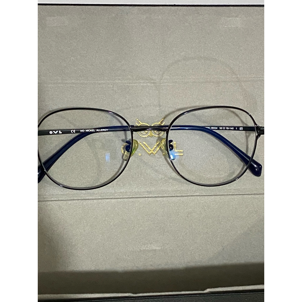 prlvd Frame Kacamata OWL Original — Dark Blue Black