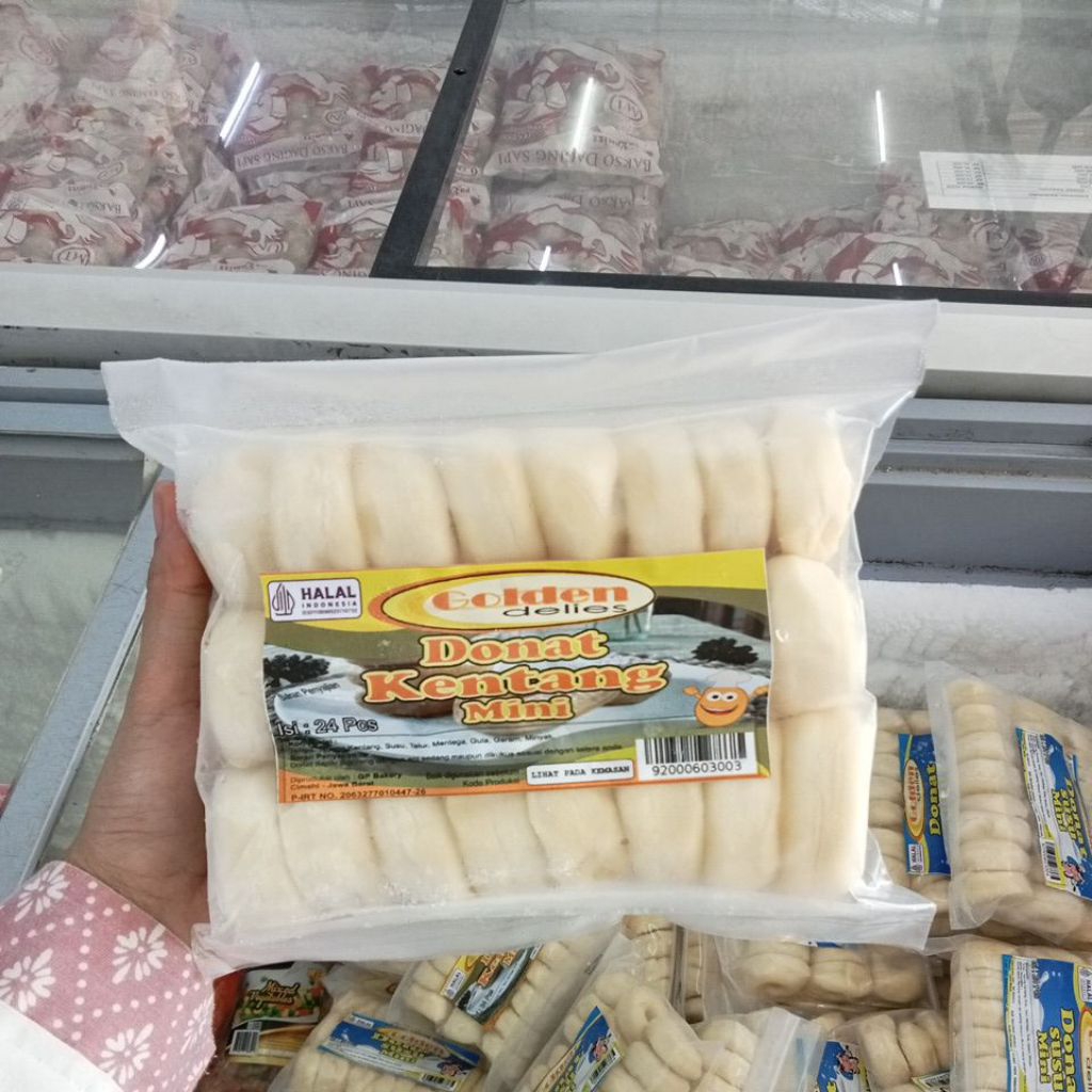 Delies donat mini kentang isi 24