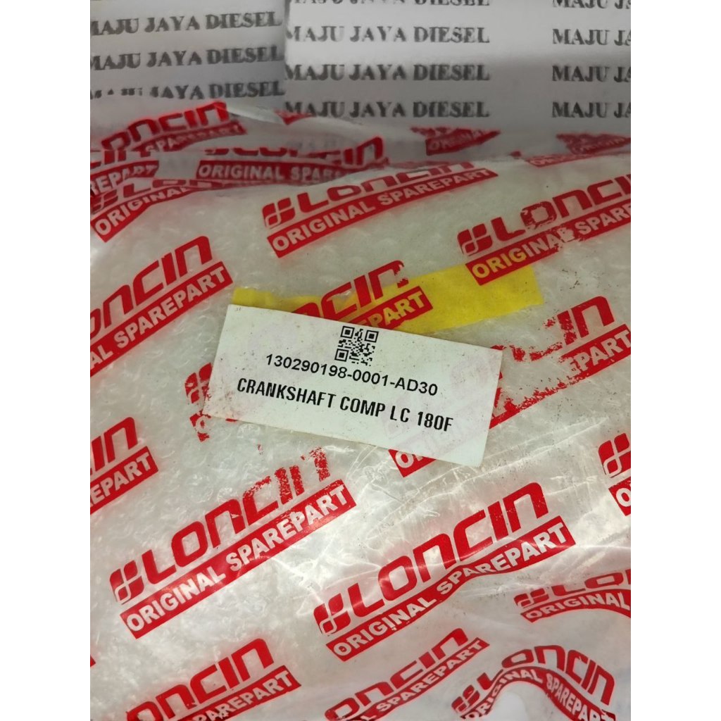 Crankshaft / Kruk As / Askruk / Askrok Loncin 10 HP LC180 F (Cepat)