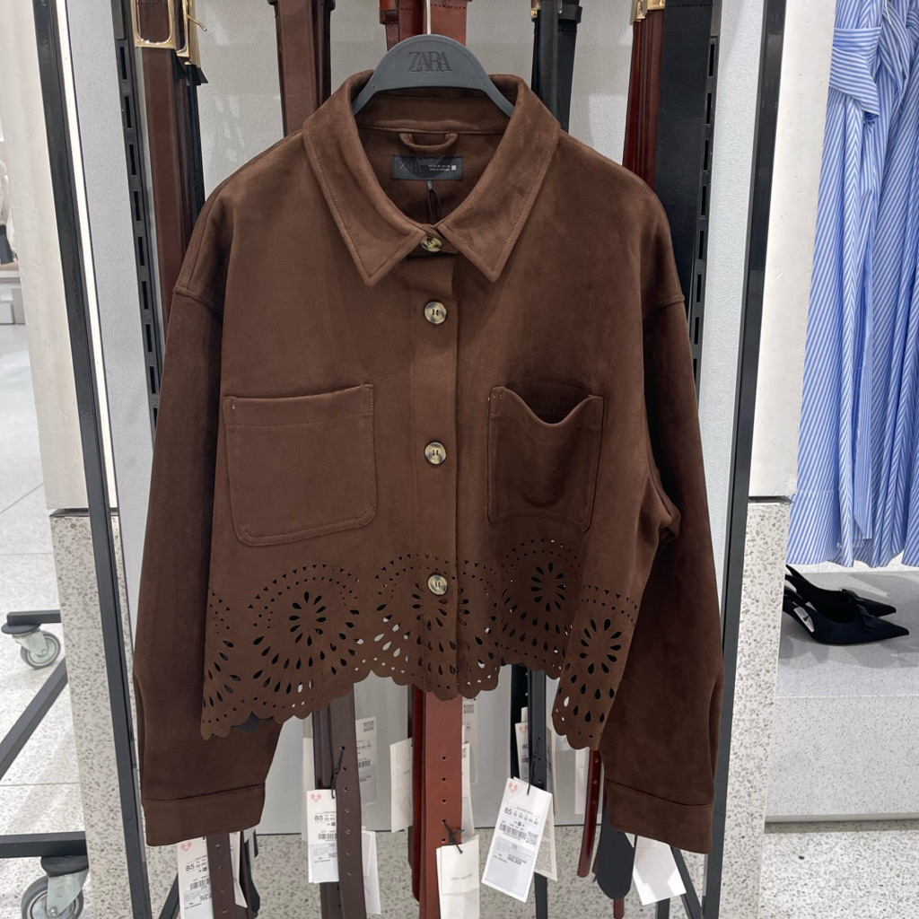 Jaket Suede ZARA Women jastip (jasa titip)