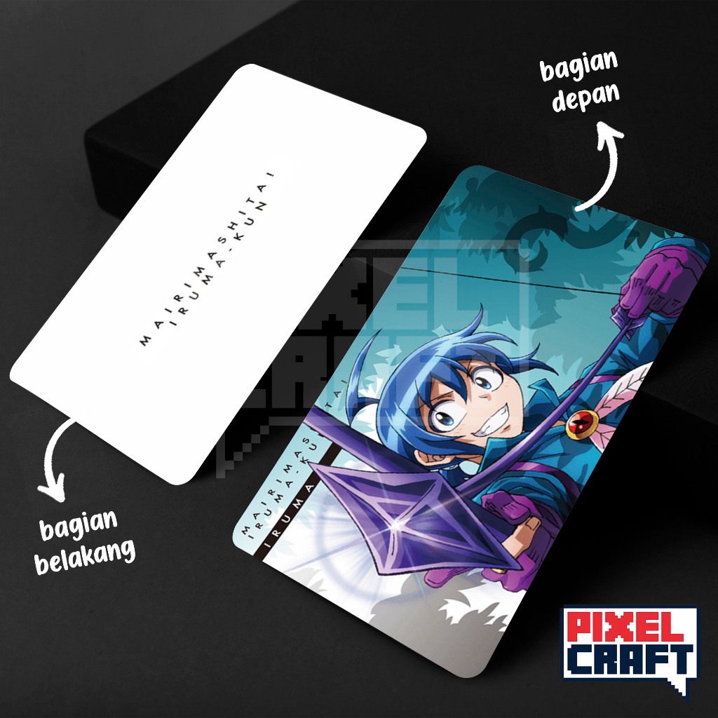 Photocard Karakter Anime Mairimashita Iruma-kun (BYT)