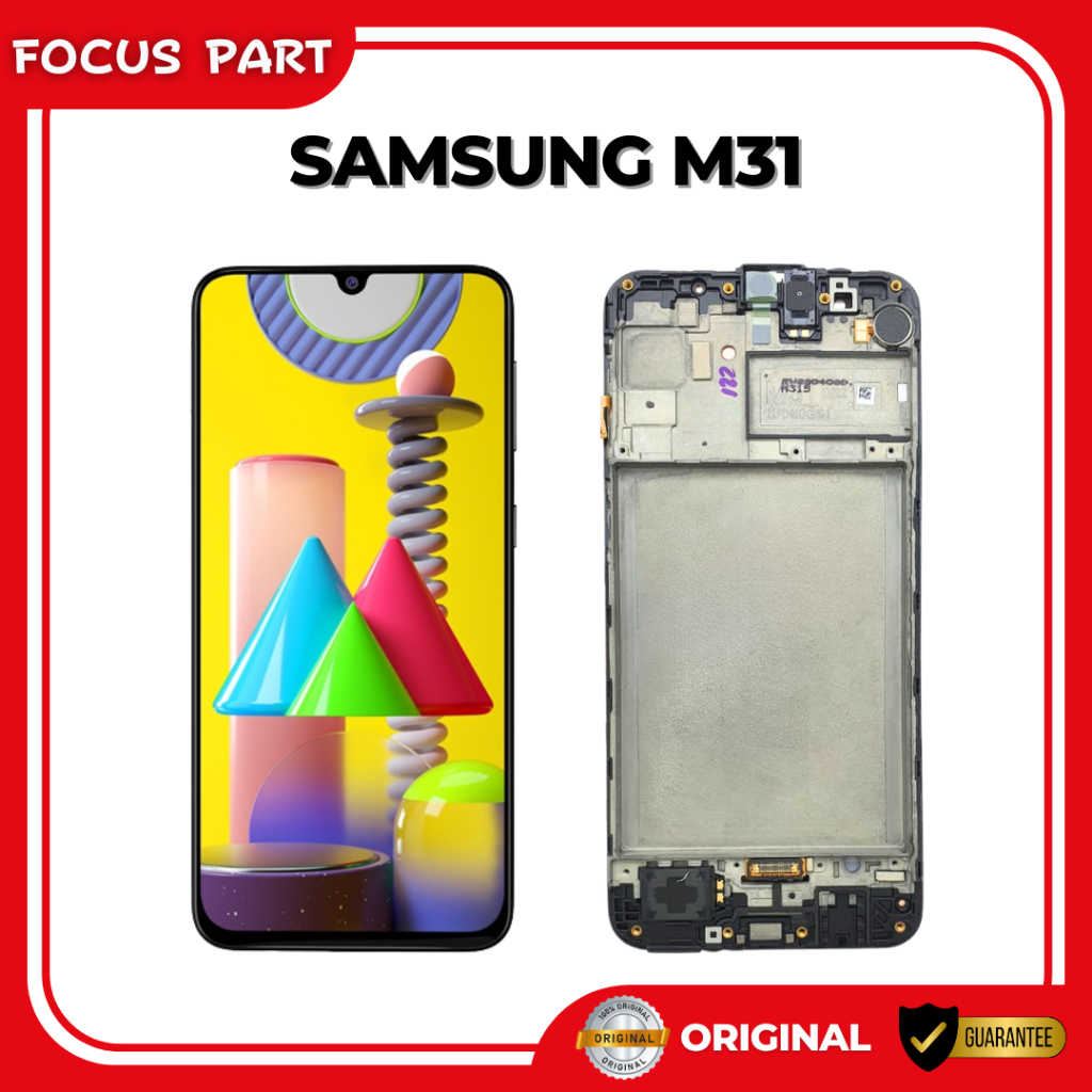 LCD + FRAME SAMSUNG M31 SM-M315 ORIGINAL ORIGINAL