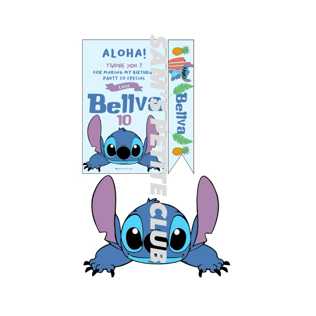 HANG TAG HAMPERS ULANG TAHUN TEMA STICH