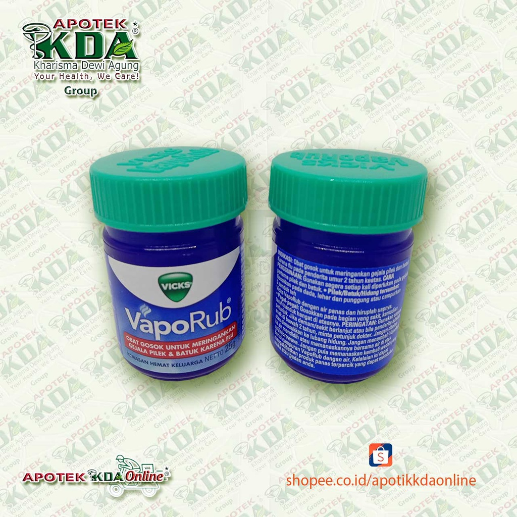 VICKS VAPORUB 25 GRAM