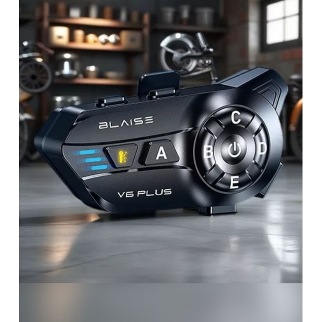 Blaise V6PLUS Intercom bluetooth helm music sharing waterproof 1000mah