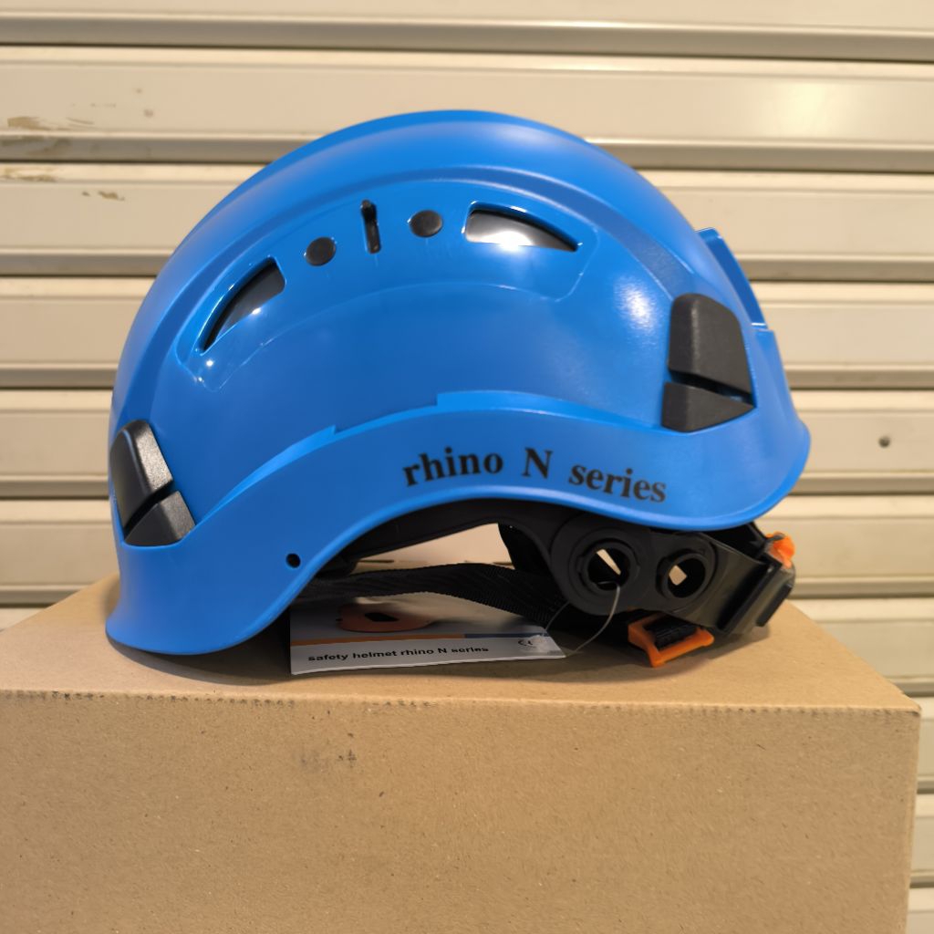 HELM SAFETY RHINO ABS N SERIES WARNA BIRU - HELM SAFETY HELM CAVING - HELM CLIMBING HELM RAPTING - H