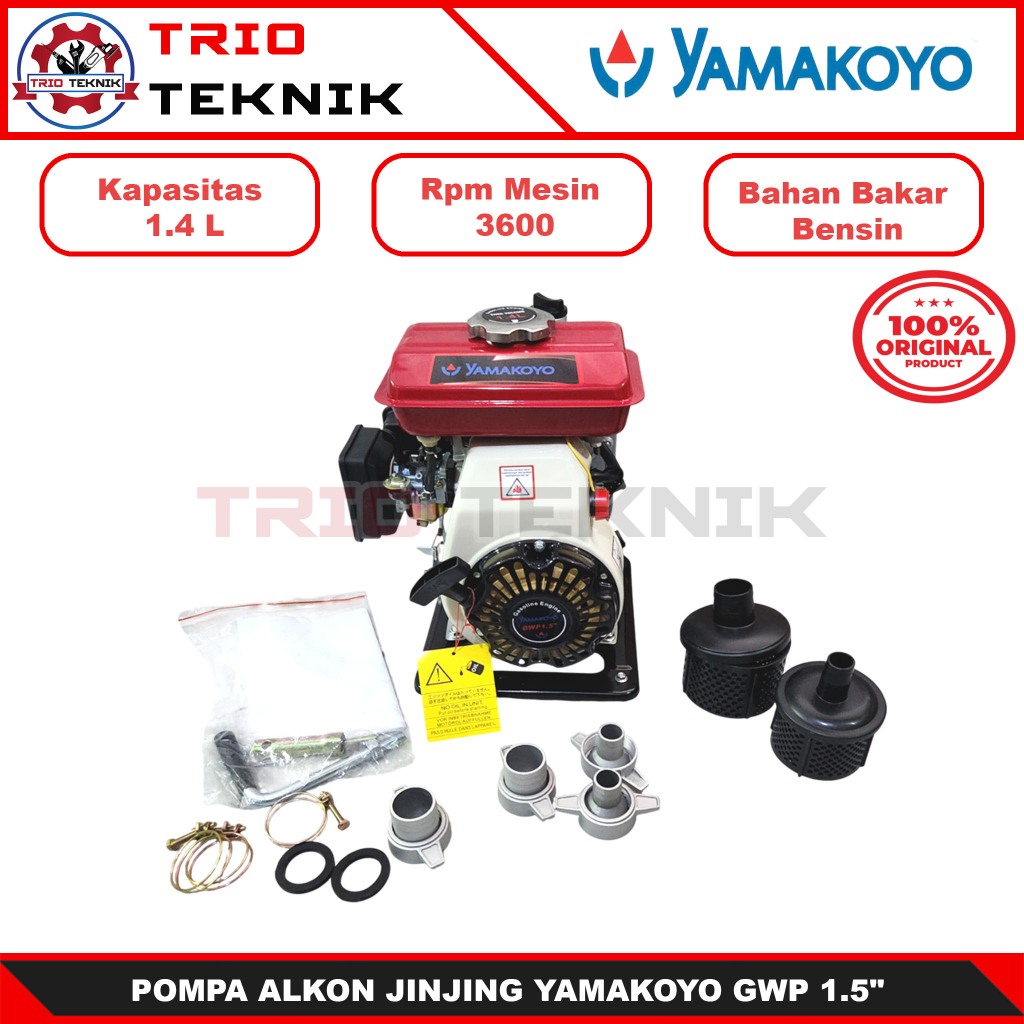 Mesin Pompa Irigasi Alkon Jinjing 1.5 Inch Yamakoyo GWP 1.5