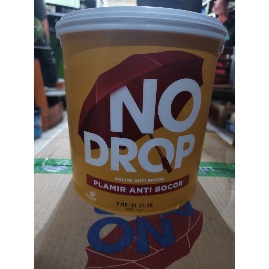 Dempul Tembok Anti Bocor No Drop 4 Kg, Plamir tembok untuk tembok lembab