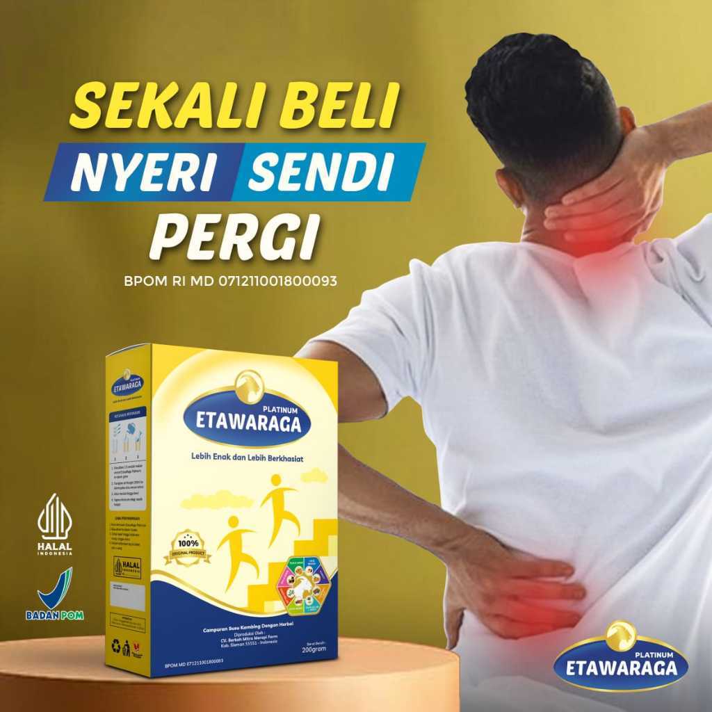 Etawaraga Susu Kambing Etawa Platinum Herbal asam urat, nyeri sendi dan osteoporosis