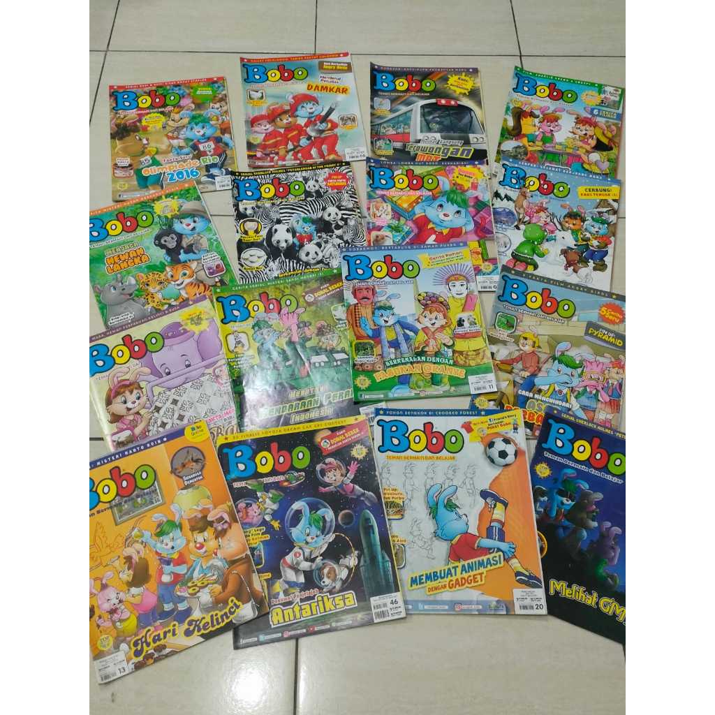 MAJALAH BOBO BEKAS THN 2006-2016 KOLEKSI PRIBADI