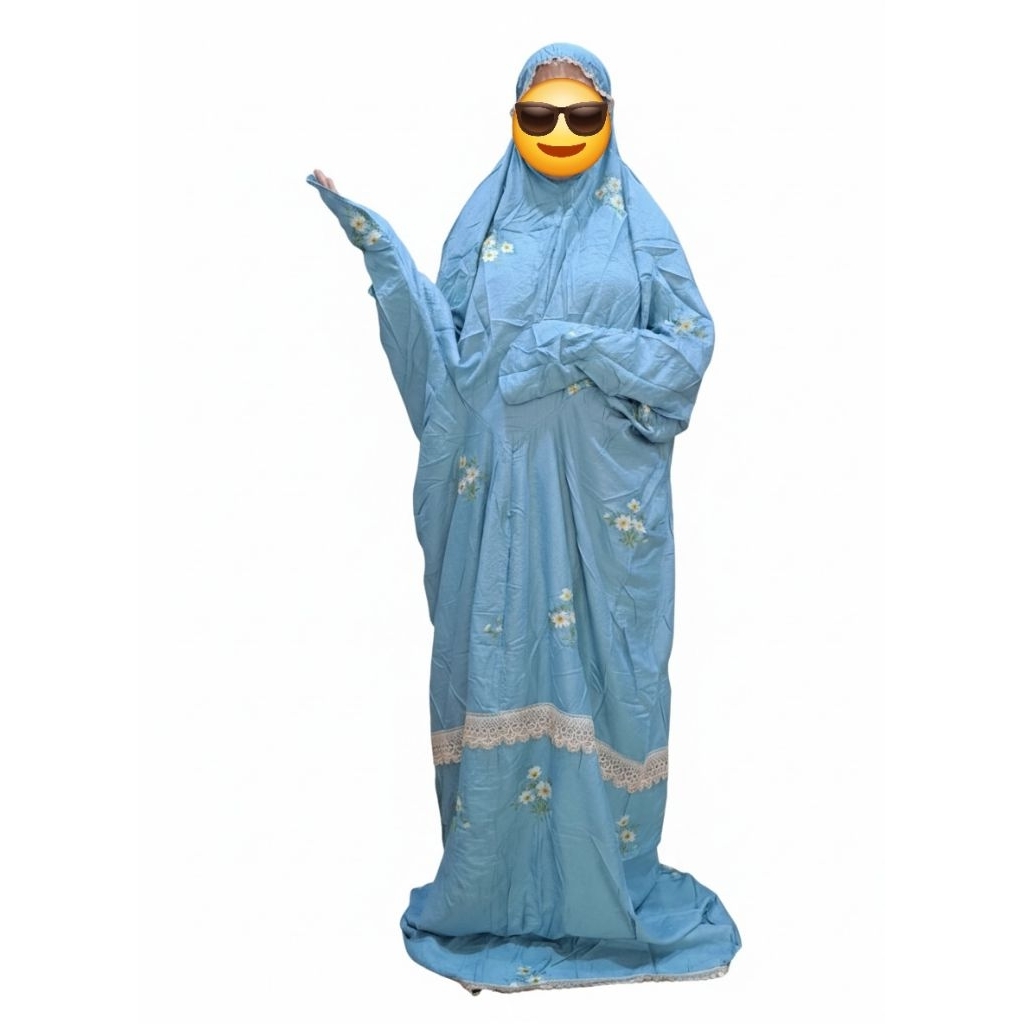 Mukena Bordir Renda Rayon Premium