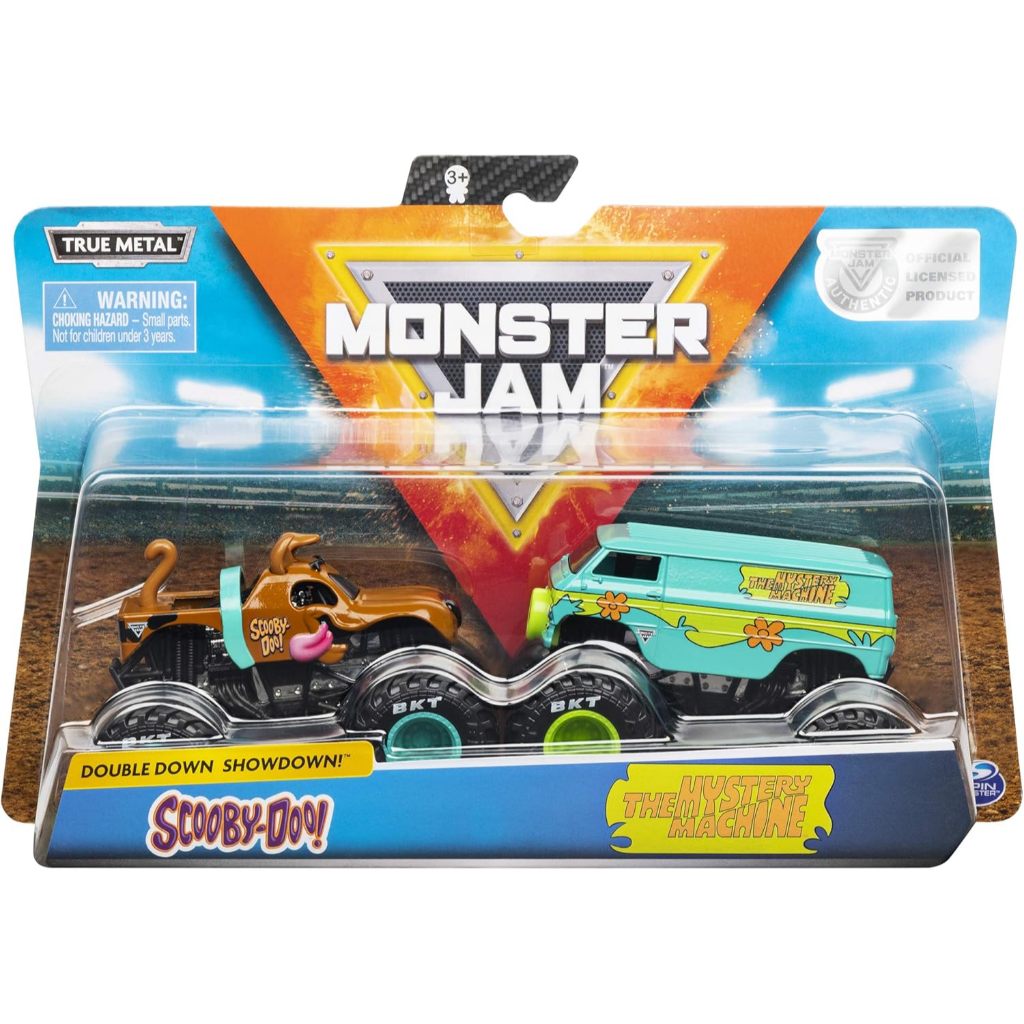 Monster Jam, Official Scooby Doo vs. Mysterty Machine Die-Cast Monster Trucks