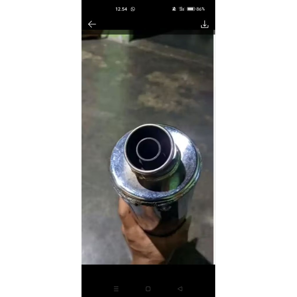 silencer satria Fu cbu original copotan thailand