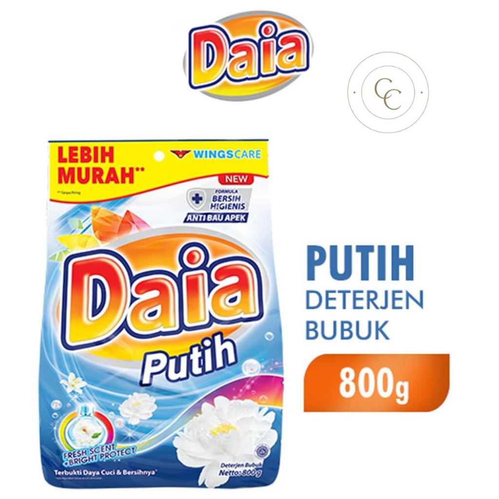Daia Putih Powder Detergent 800gr