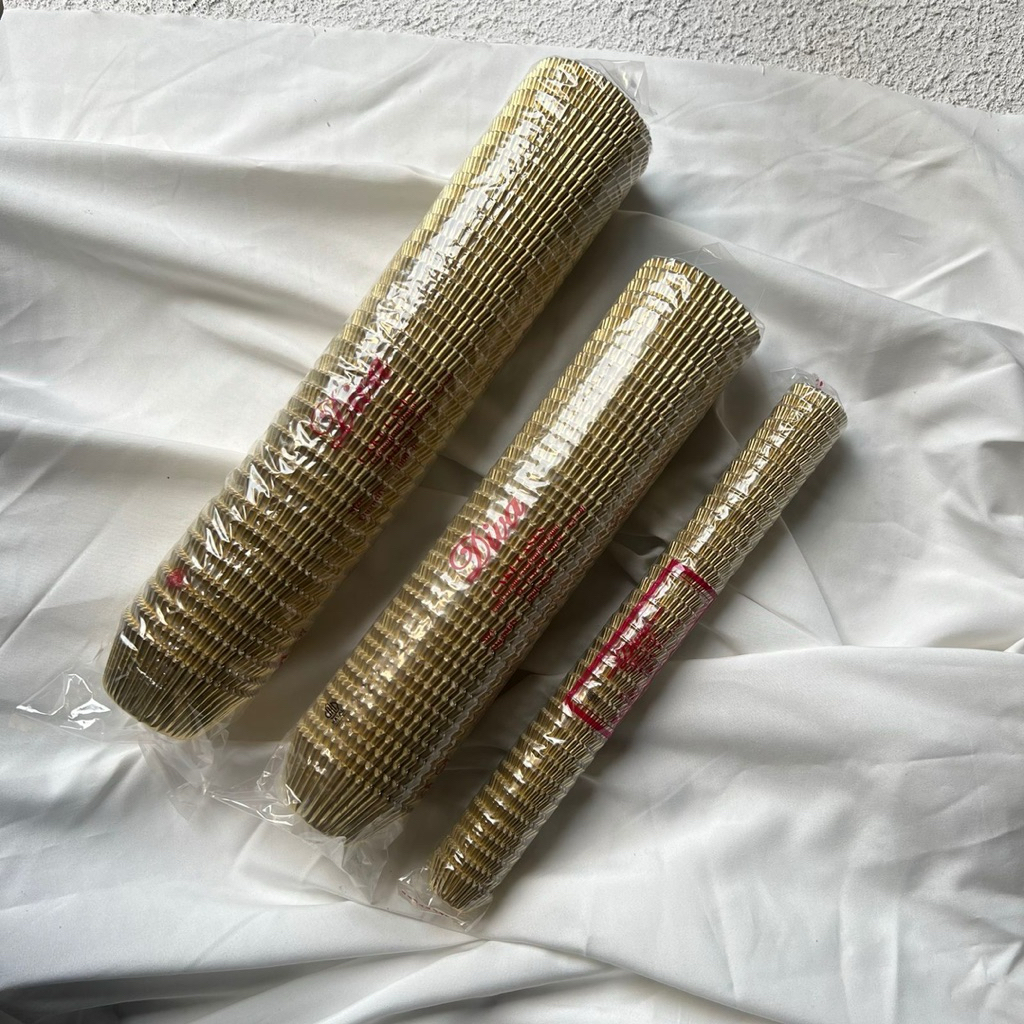 Diva Cupcake Liner Alas Kertas Cupcake Gold Foil