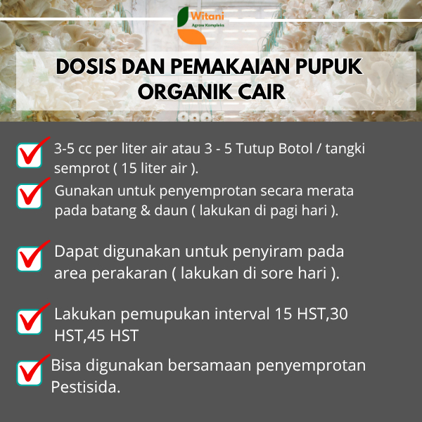 Zico Stored Nutrisi Jamur Tiram,Nutrisi Pelebat Jamur Tiram, Pupuk Jamur Tiram Putih, Pupuk Zpt