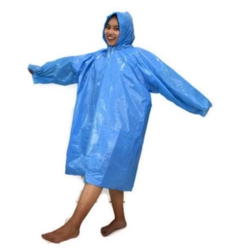 Bambu Jas Hujan Plastik Tebal Jas Hujan Bambu