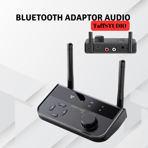 TaffSTUDIO Bluetooth Adaptor Audio amplifier tv ke speaker mobil Receiver Transmitter Wireless 10M