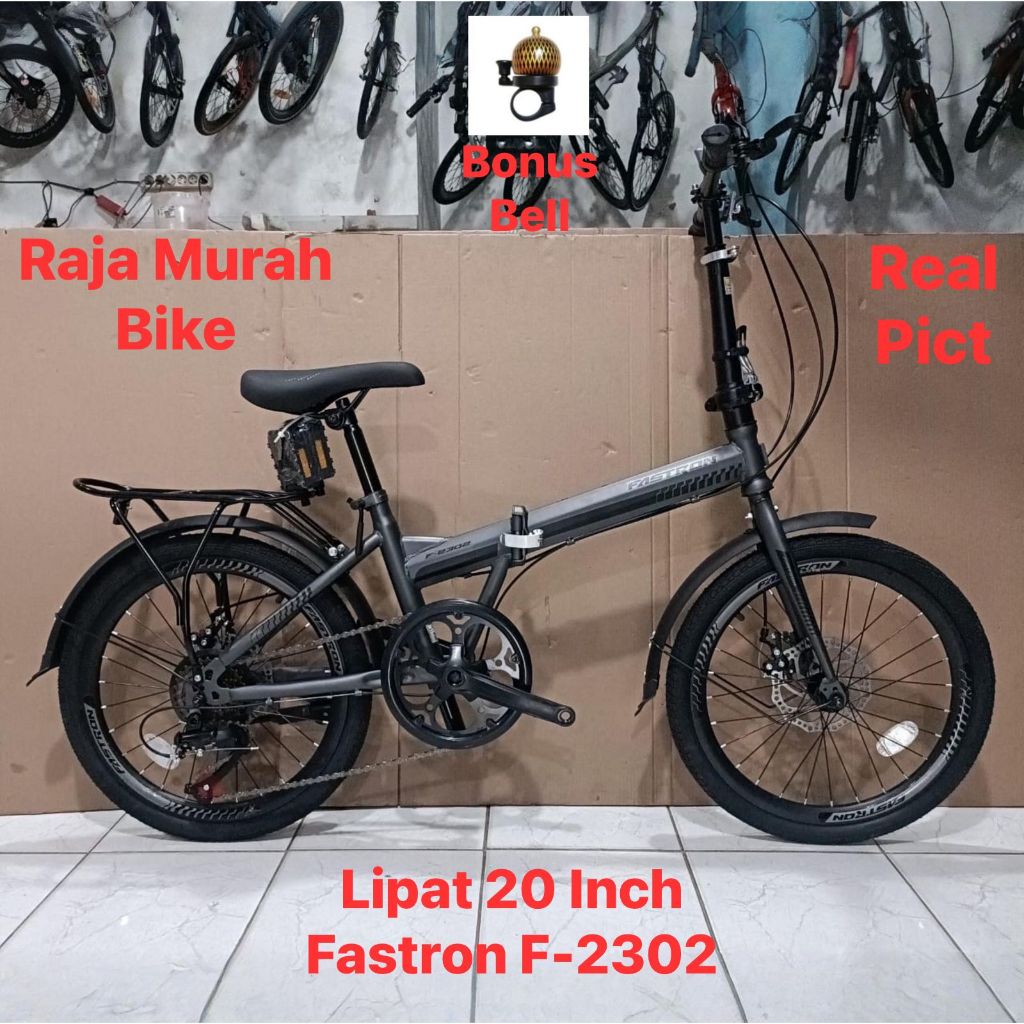 Sepeda Lipat 20 Inch Fastron  F-2302 Terbaru BY Pacific Sepeda Lipat Fastron Folding Bike F-2302