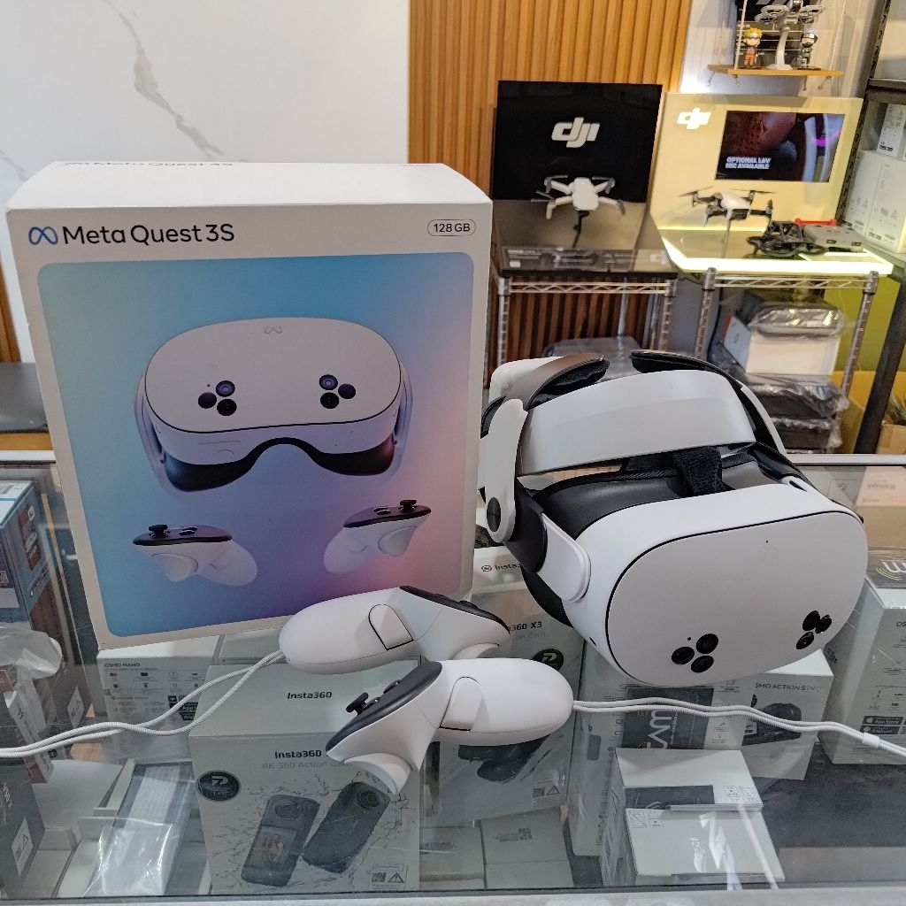 Meta Quest 3S 128GB + BoboVR M3 Pro VR Headset with Battery secondhand Oculus Quest 3S 128 GB
