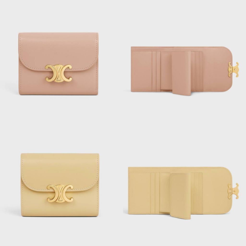 Celine Triomphe Compact Wallet