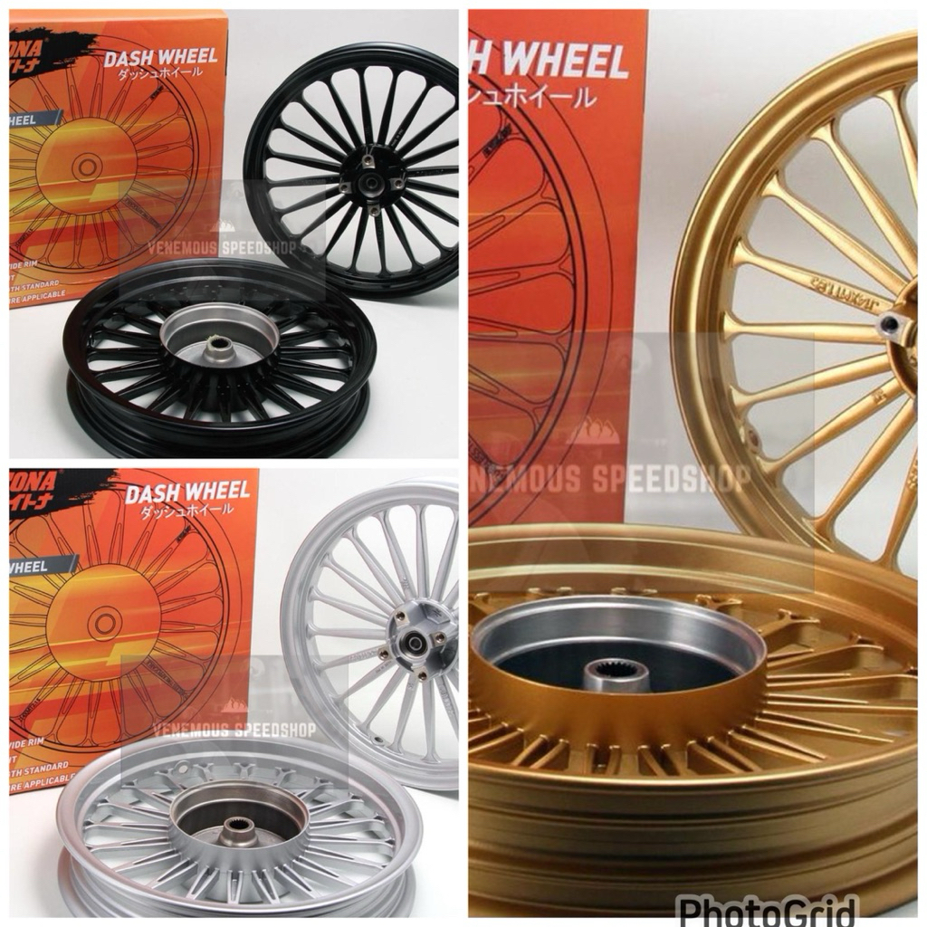 Velg Daytona Dash Wheel Dokar Vario 125 / 150 / 160 CBS / Beat / Scoopy / Vario110