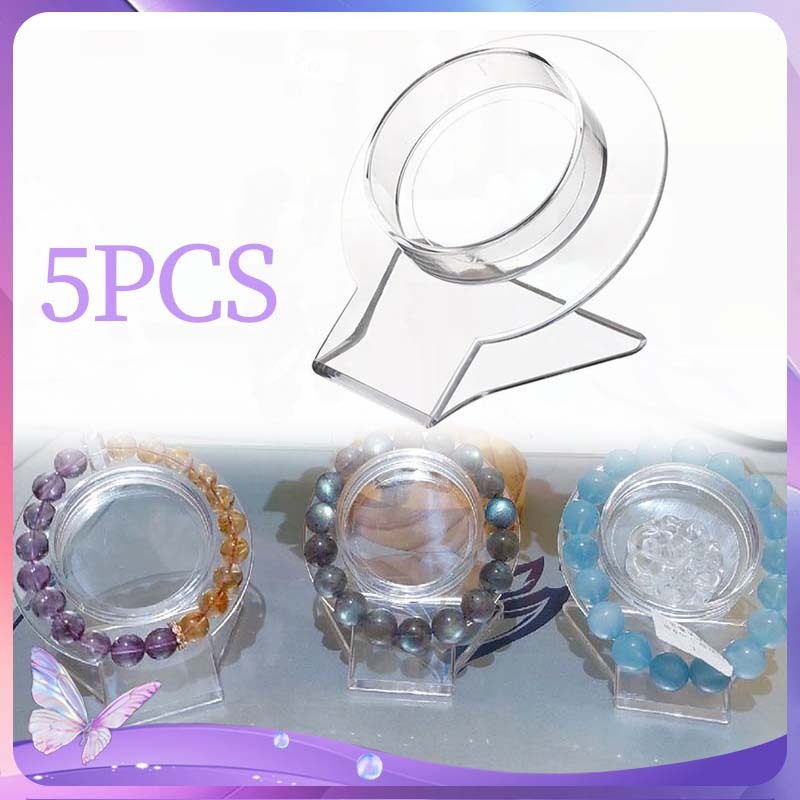 5pcs Rak Gelang Acrylicstand Display Gelang Kaku Display Gelang Bangle Display Gelang Akrilik Pajang