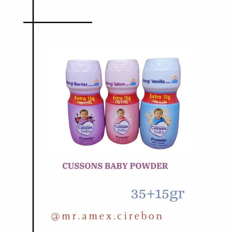 CUSSONS BABY POWDER 35+15 GRAM / CUSSONS BABY POWDER