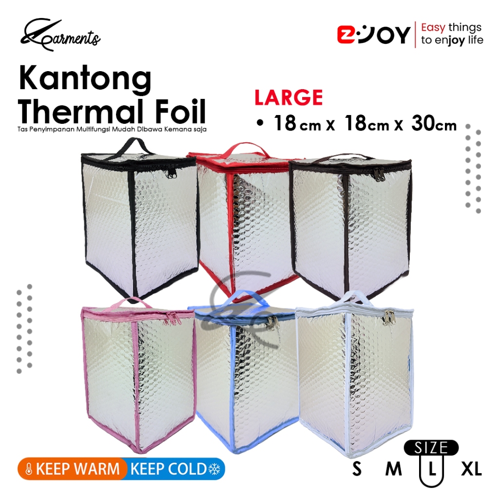 KANTONG THERMAL CUSTOM  /  TAS ALUMUNIUM FOIL / COOLER BAG