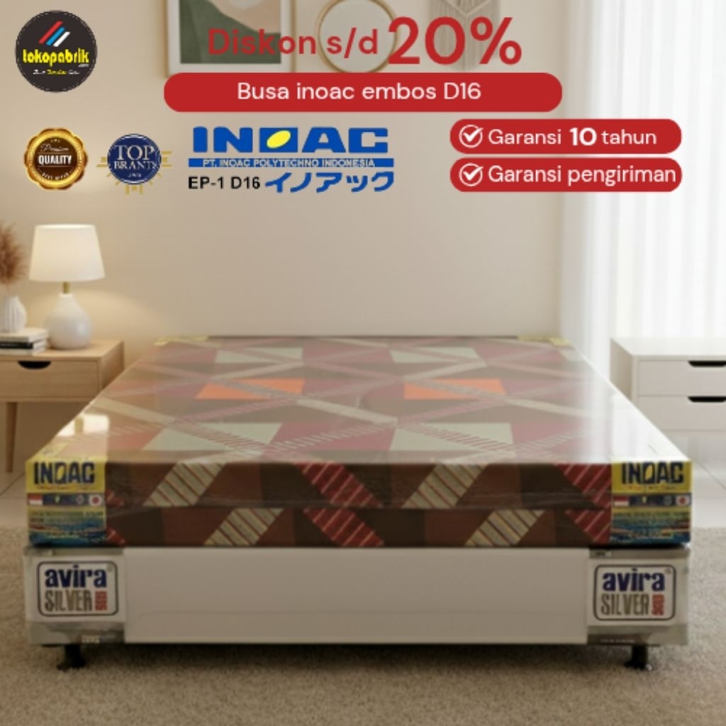 Busa inoac embos kasur busa inoac tebal 20cm busa inoac tebal 30cm kasur busa inoac ori busa 120 140