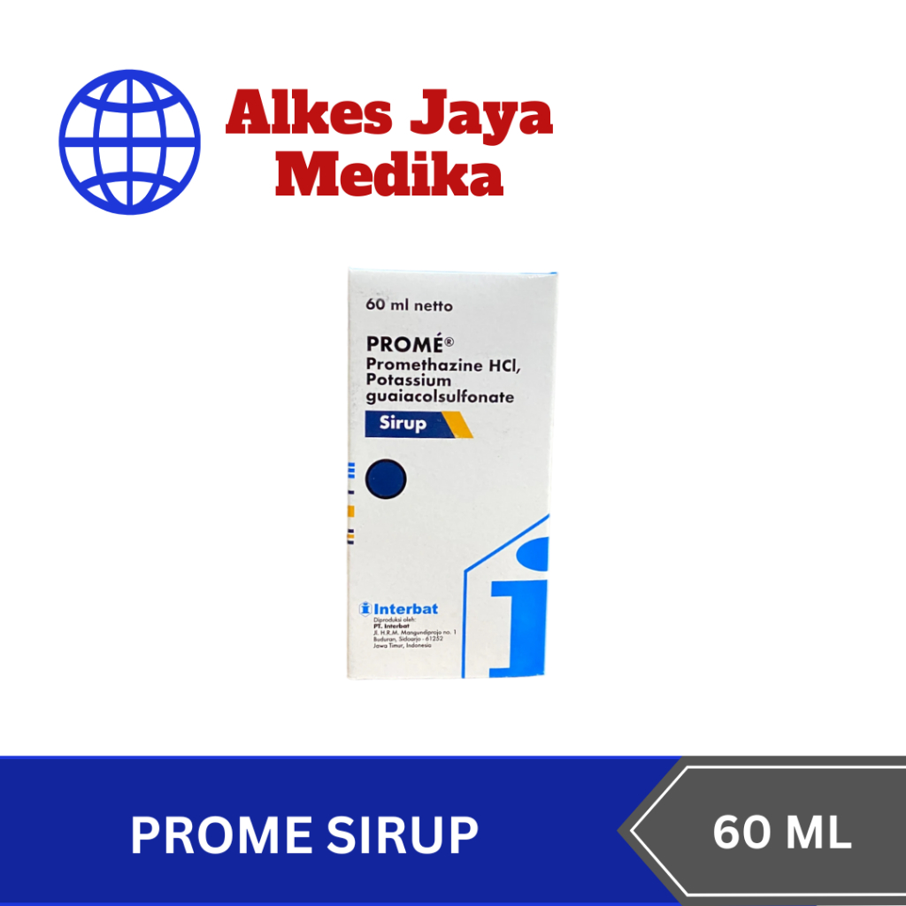 Prome Sirup 60 ml (Obat Batuk Alergi)