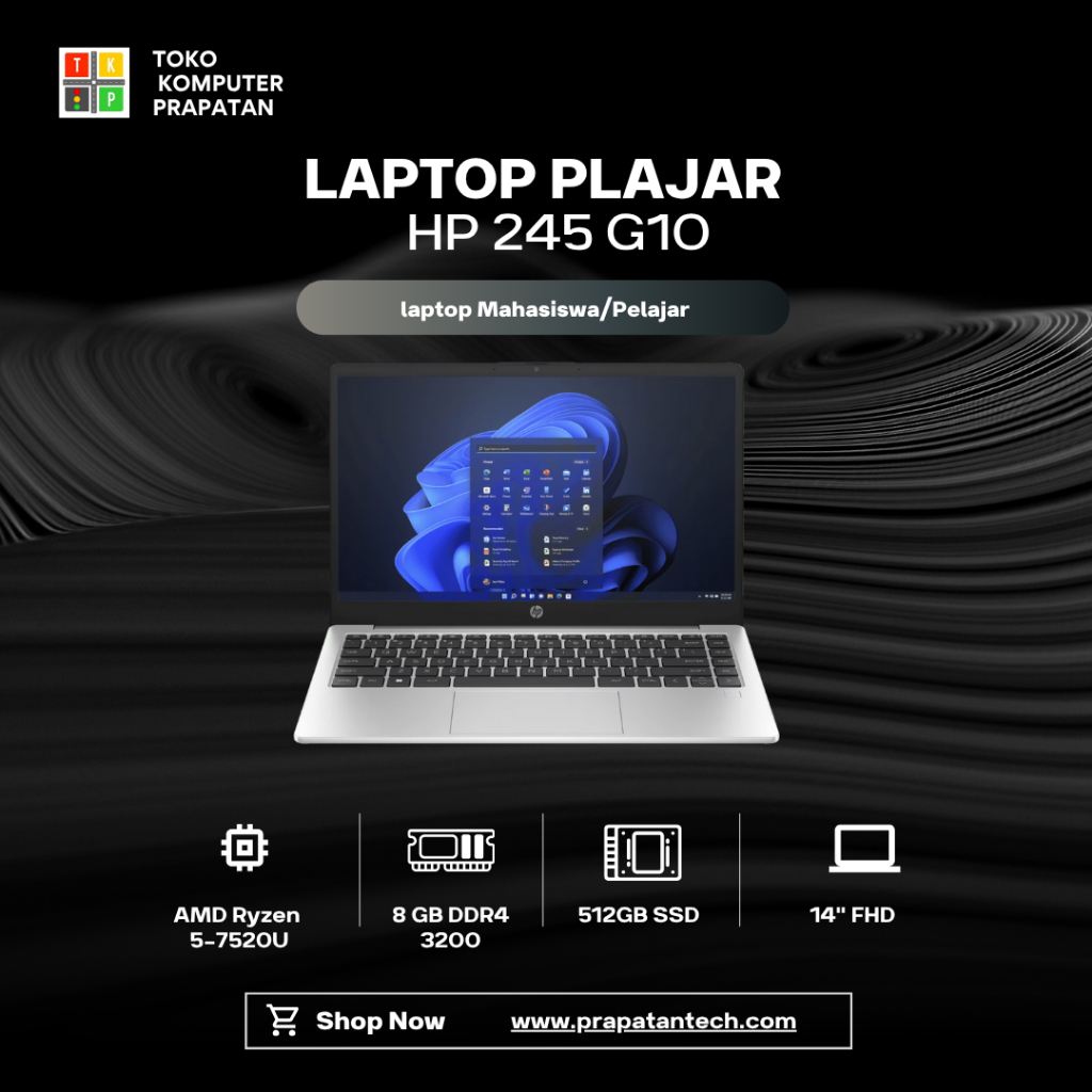 JUAL LAPTOP HP 245 G10