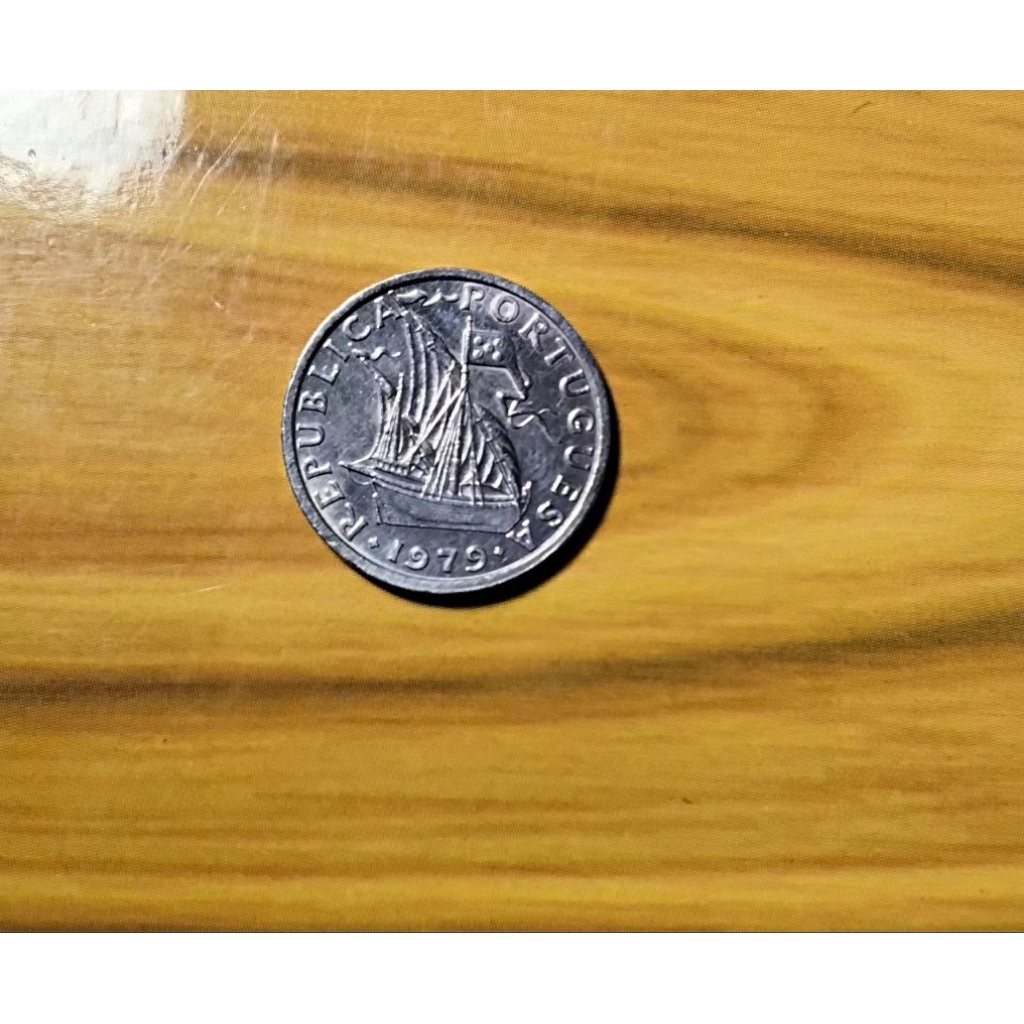 KOIN 2,50 ESCUDOS PORTUGAL USIA 46 TAHUN