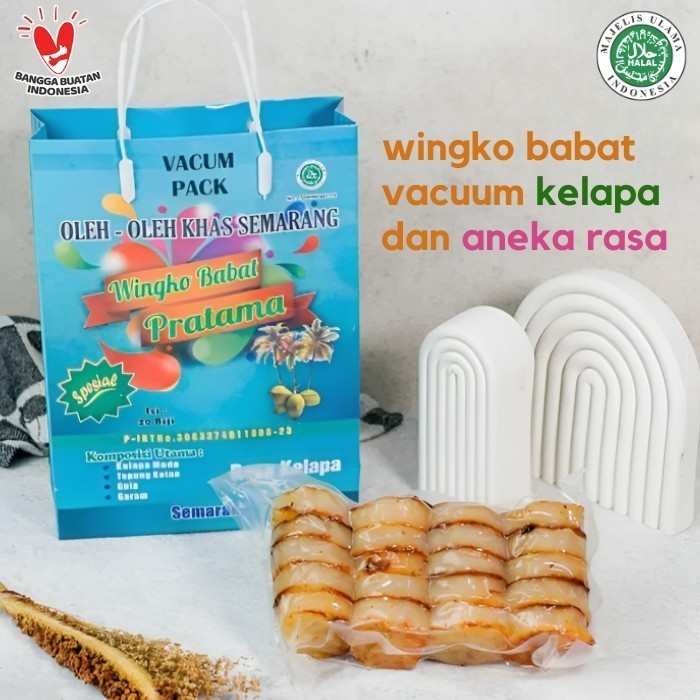 Wingko Babat Semarang Kue Merk Pratama Khas Semarang Isi 20