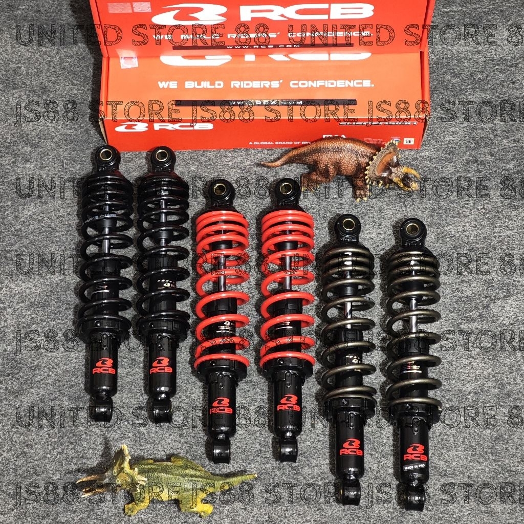 SHOCK BREAKER ORIGINAL RCB RACING A3 SERIES NON TABUNG 275 MM320MM 335MM SHOCKBREAKER RX KING TIGER 