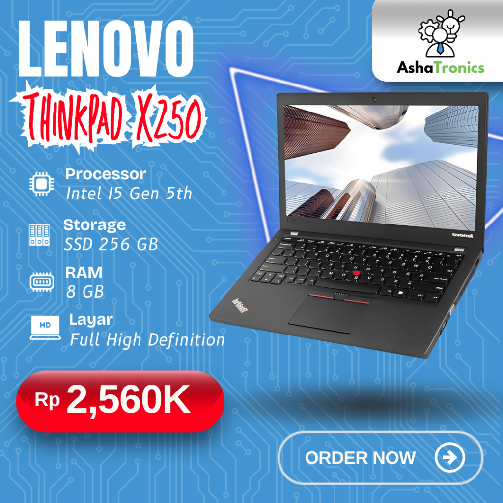 Lenovo Thinkpad X250 Core I5 Gen 5