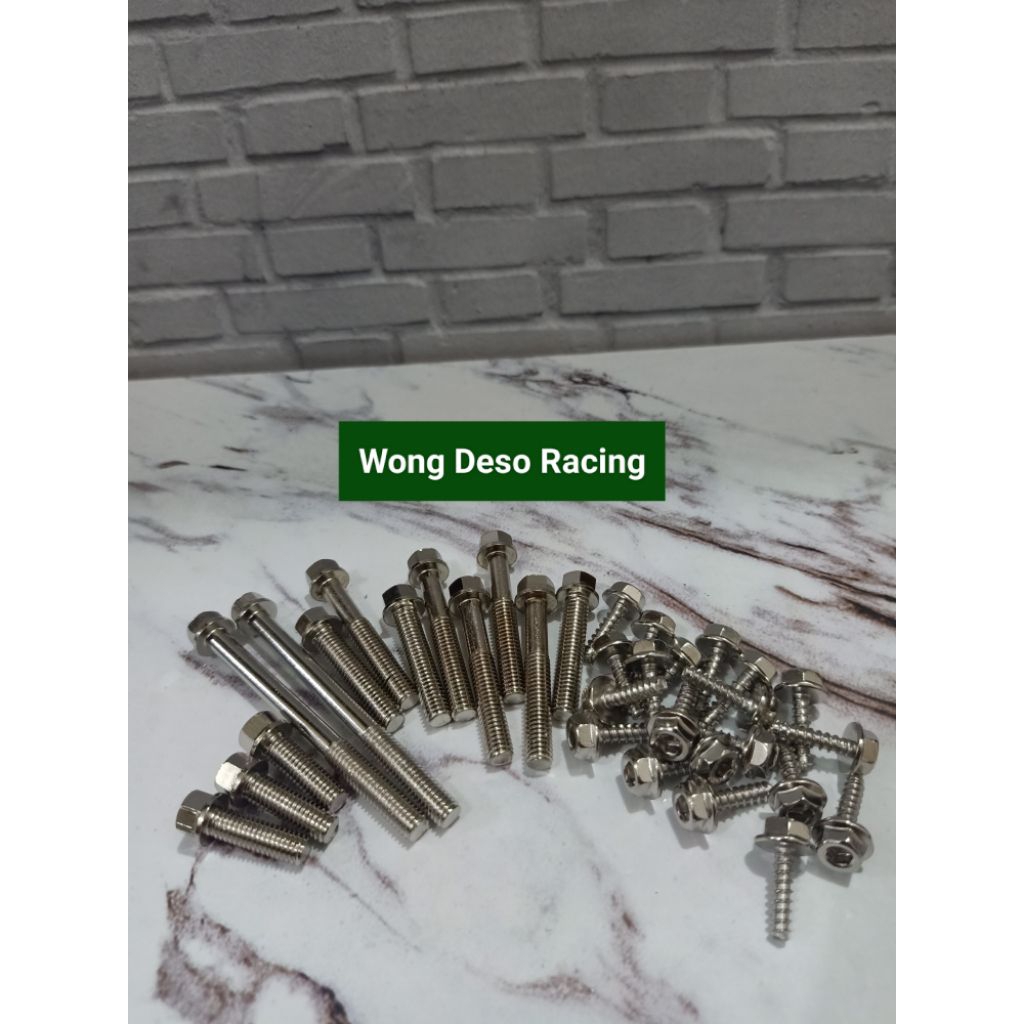 Baut probolt CVT Honda Vario 125 Vario 150 plus baut body probolt Honda monel L4