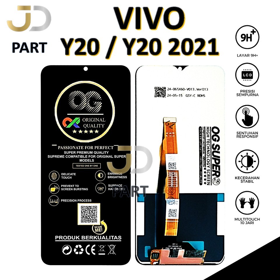LCD TOUCHSCREEN VIVO Y20 / Y20 2021 COMPLETE FULLSET ORIGINAL 100%