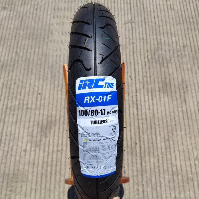 BAN MOTOR BEBEK IRC RX 001 F/R Ring 17 TUBELES DEPAN BELAKANG Vixion CB150R Tiger