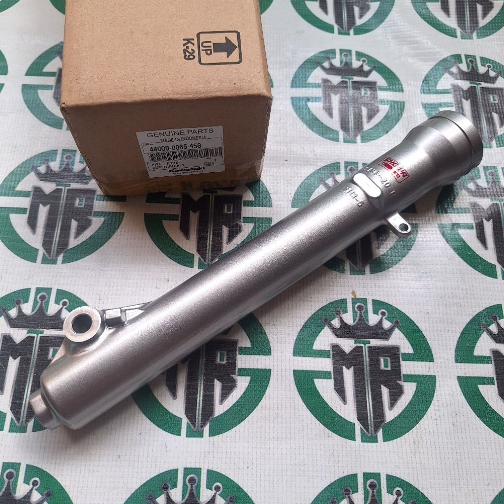 tabung bottom botom botem as shock sok skok depan sebelah kanan kawasaki klx 150 s l g original