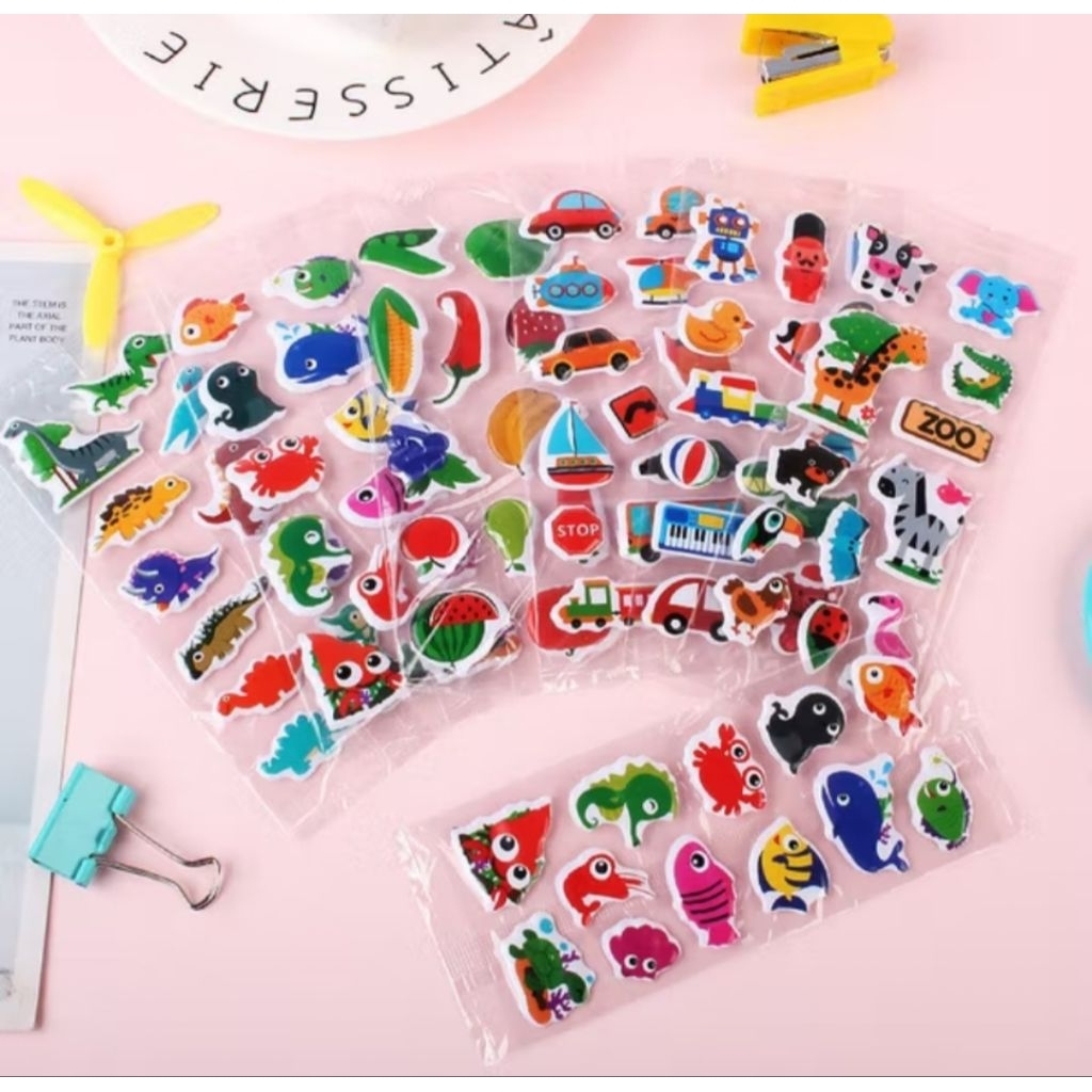 Stiker Timbul / Stiker Anak / Stiker Karakter / Stiker Mainan Anak Perempuan / Sticker Anak / Sticke