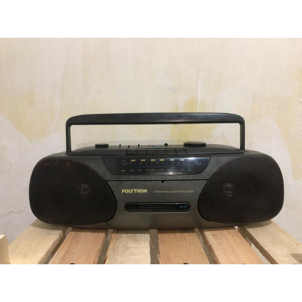 RADIO COMPO POLYTRON / RADIO TAPE POLYTRON / PEMUTAR KASET PITA