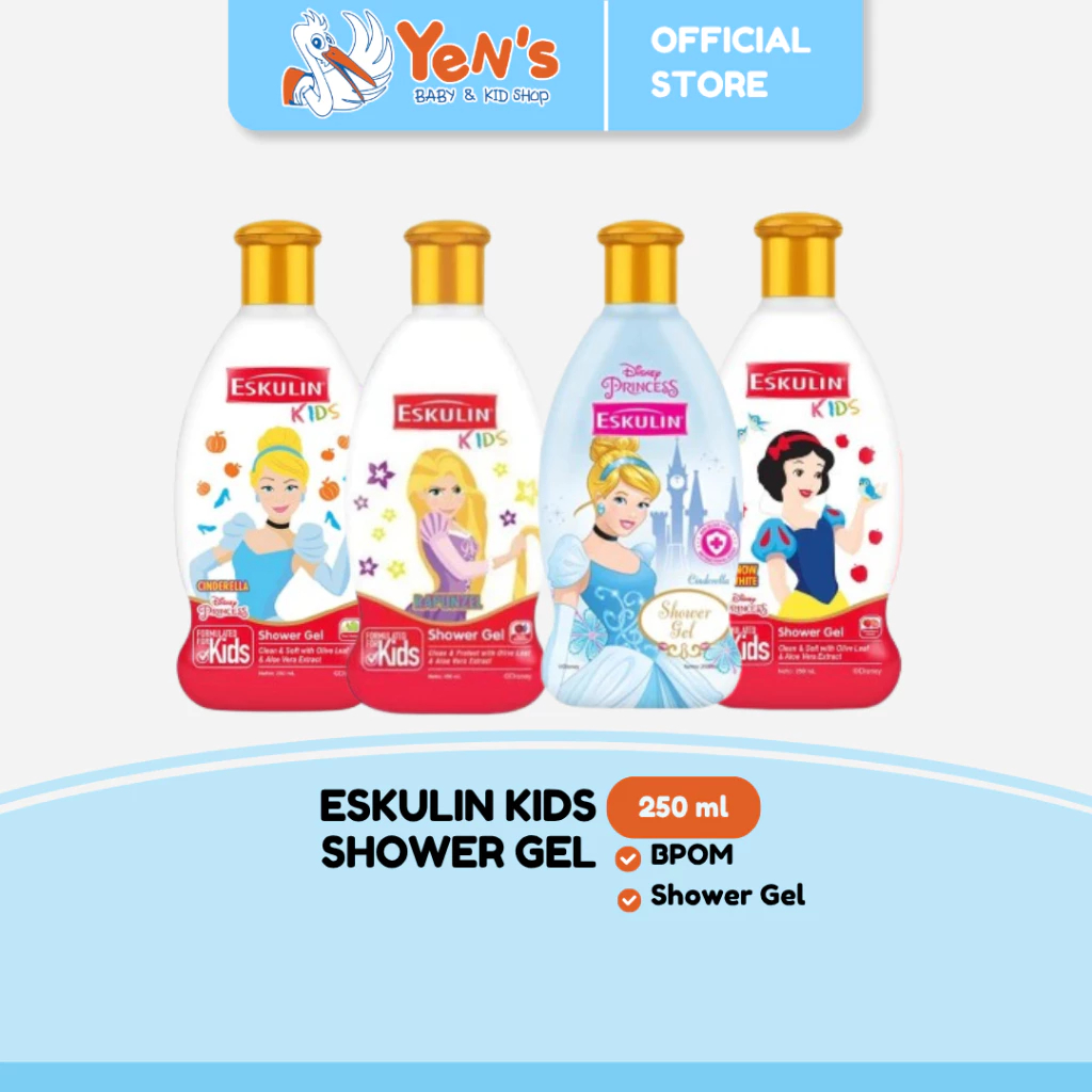 Eskulin Kids Shower Gel 250ml / Sabun Mandi Anak