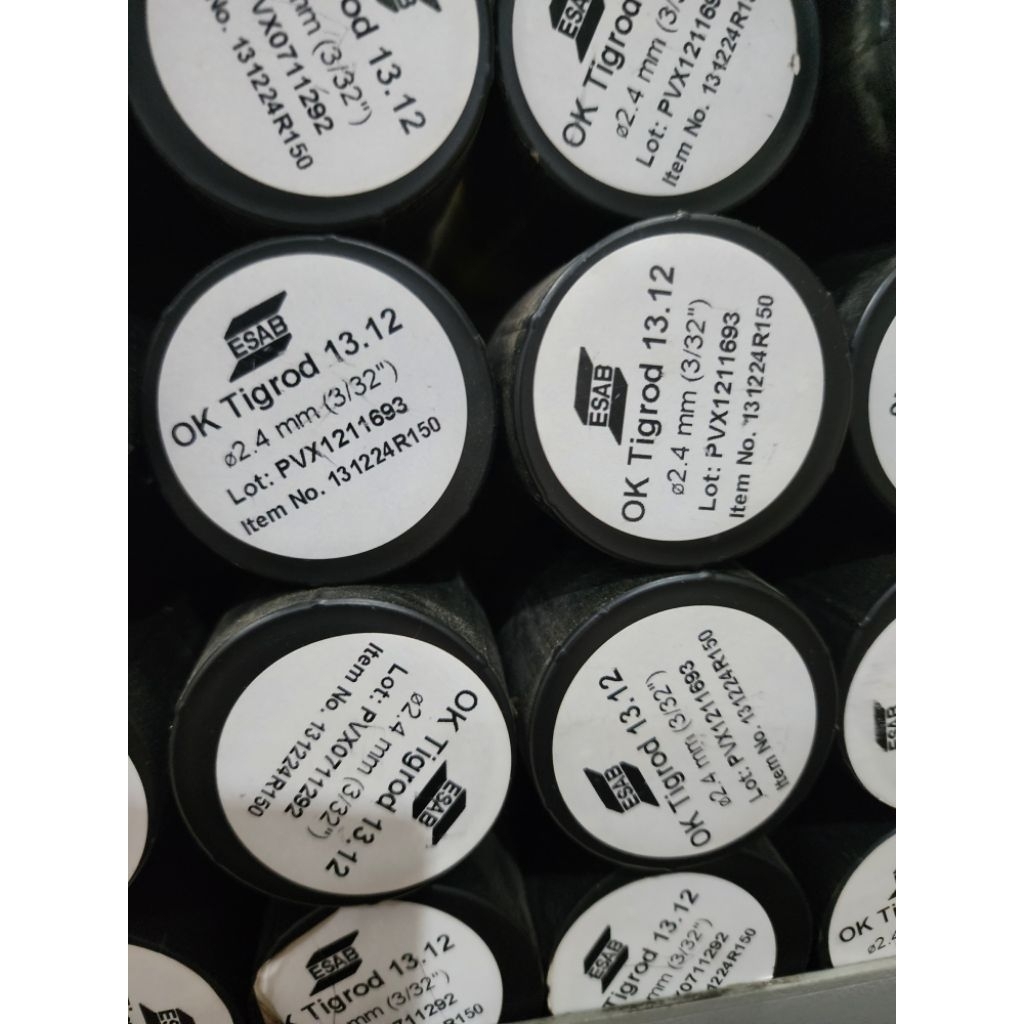 Welding ESAB OK Tigrod 13.12 dia 2.4mm AWS ER 80S-G
