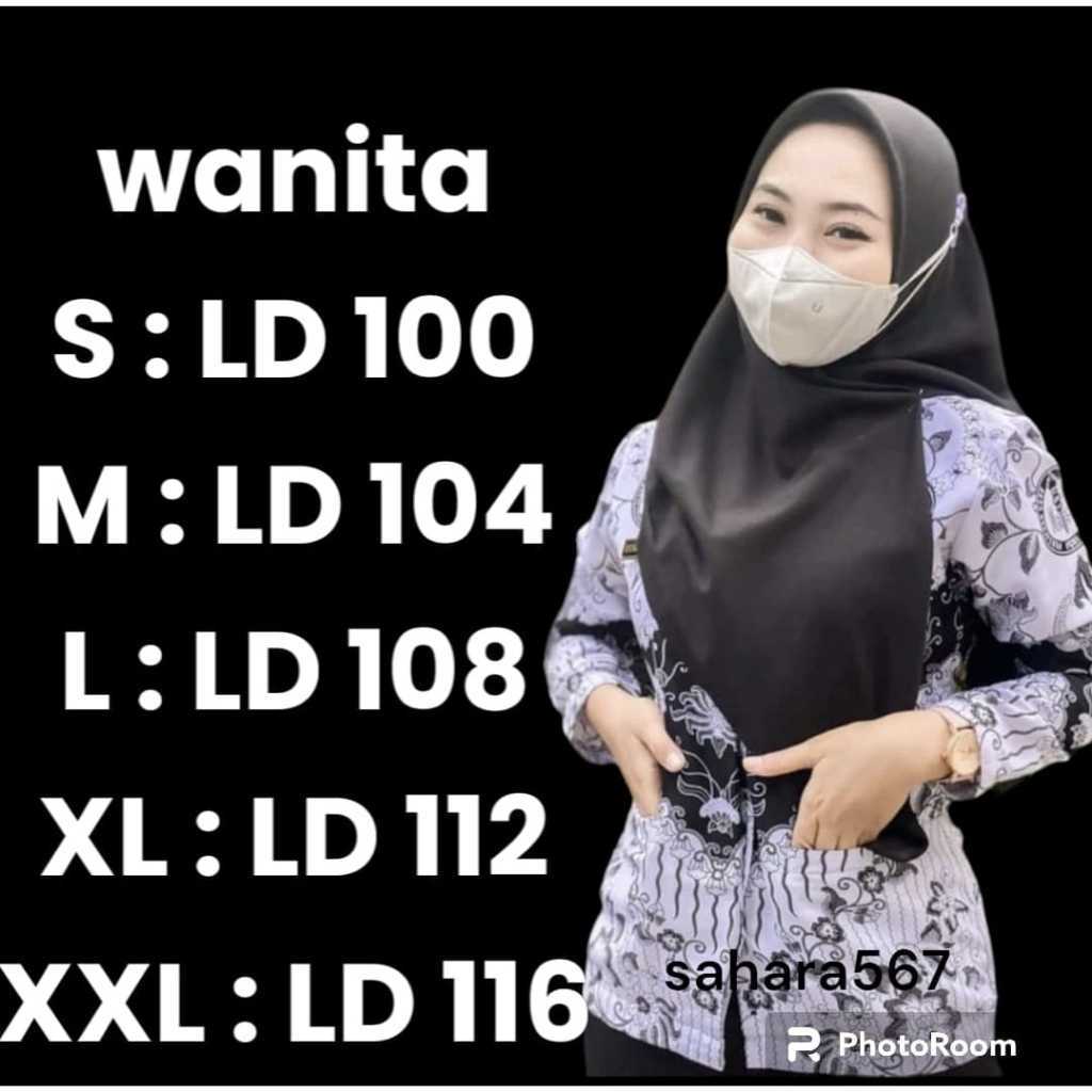 Batik PGRI pria wanita terbaru lapisan furing bahan bsw  atasan PGRI terbaru  baju PGRI terbaru