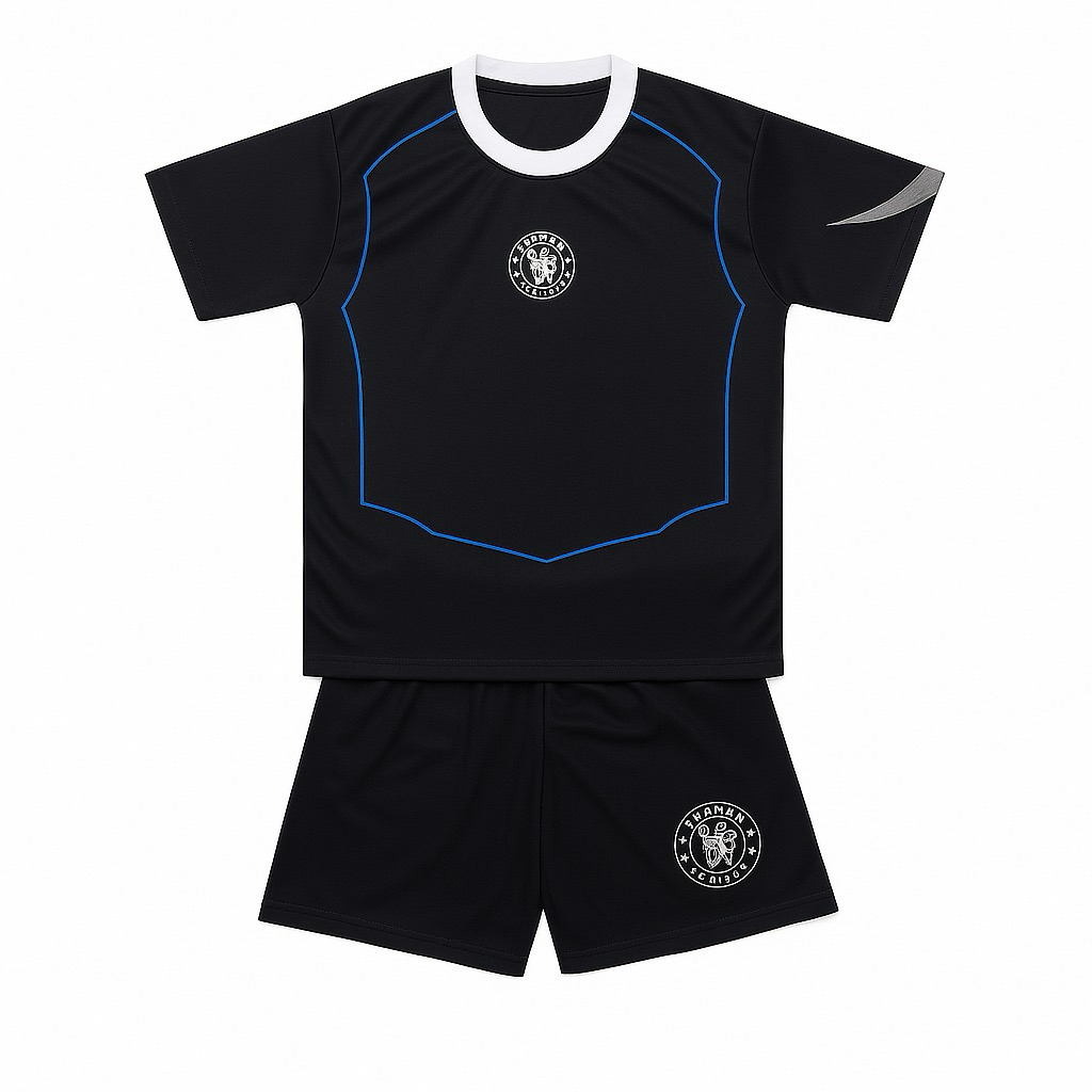 Setelan Jersey Anak Chelsea 3rd Hitam Usia 1-12Th