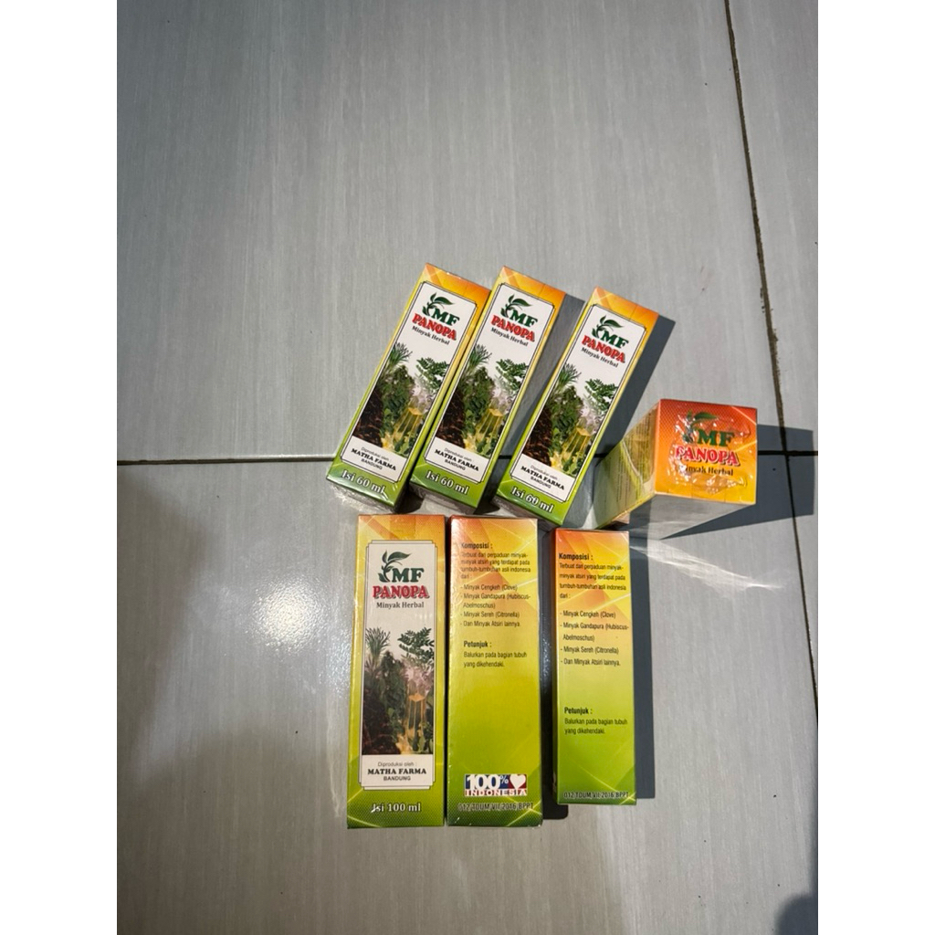 Panopa MF migos panopa minyak herbal minyak sereh minyak gosok Original