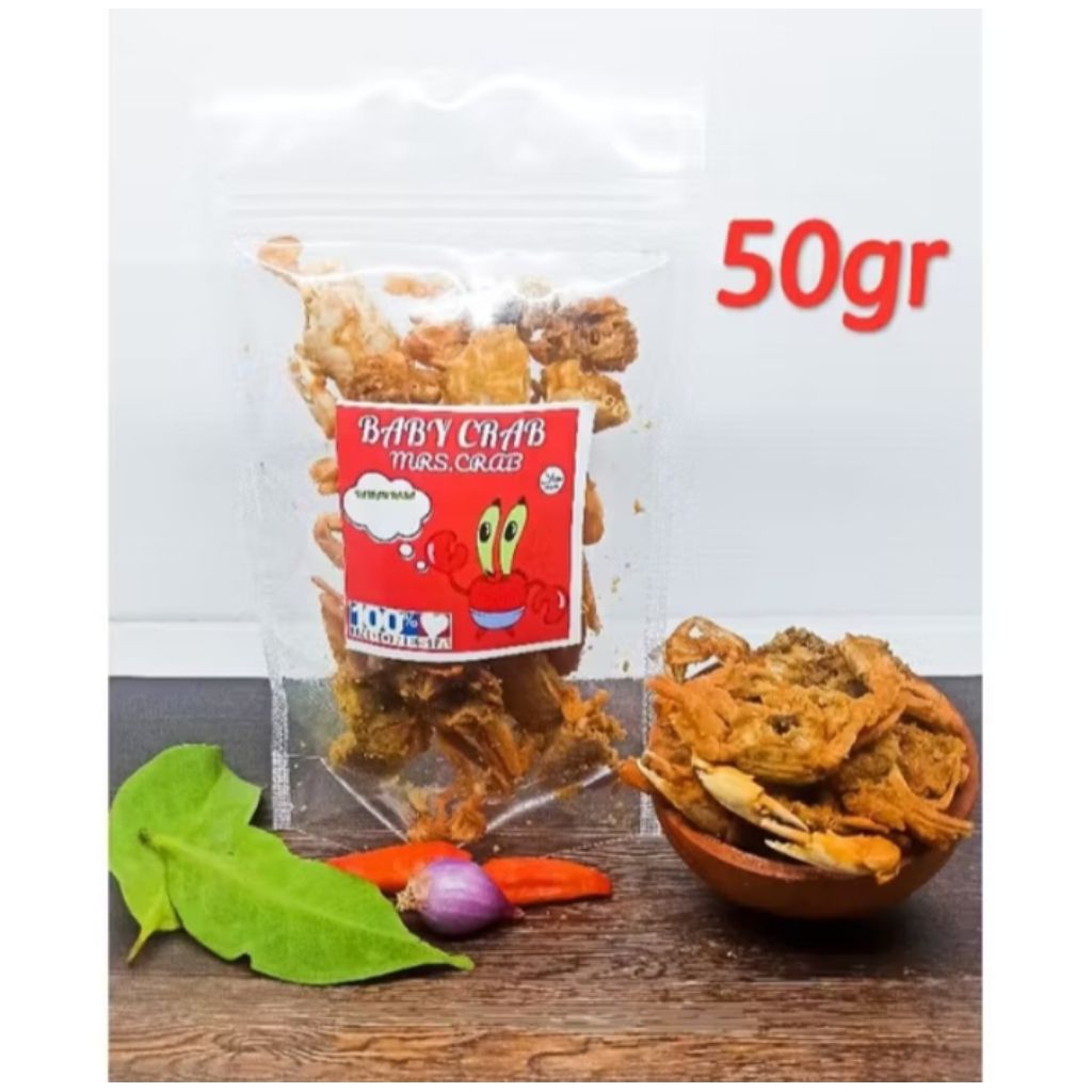 Baby Crab Crispy 50 gr || Baby Crab Kepiting