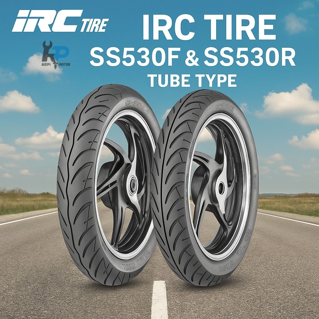 IRC  Ss530R & Ss530F Ukuran 80/90-14 90/90-14 Bukan Tubless