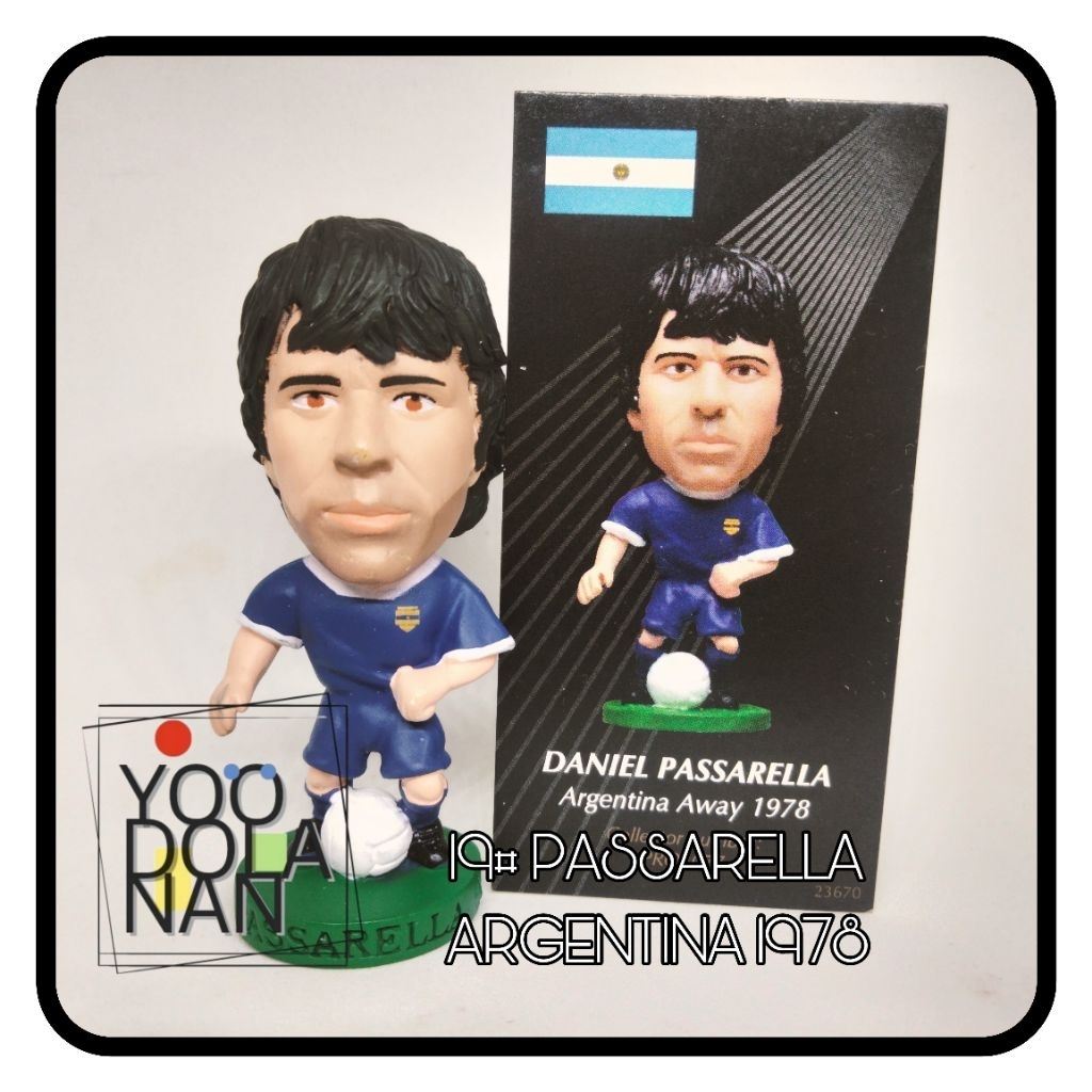 19# PASSARELLA - ARGENTINA 1978 CORINTHIAN PROSTARS FIGURE PEMAIN BOLA